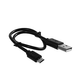 USB-kabel, lige, 30 cm