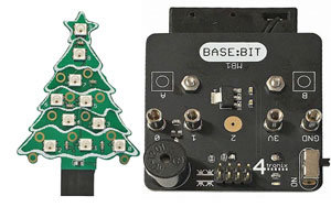 Base:Bit-yksikk micro:bitille-joulukuusi