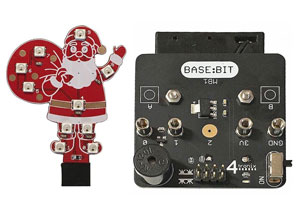 Base:Bit-yksikk micro:bitille-joulupukki 