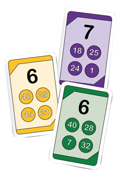 Kortspel - Multiplikationstabellen getSmart