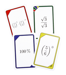 Korttipeli - Lukujen eri muodot