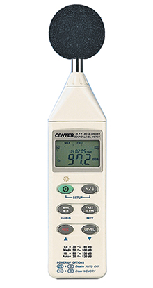 Noise level meter with data logger