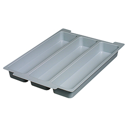 Insert for storage tray 75 mm, 3 compartments