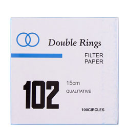 Filter papers 15 cm, pack of 100